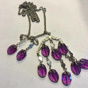 Vintage Sarah Coventry Beautiful Matching Set Earrings and Necklace